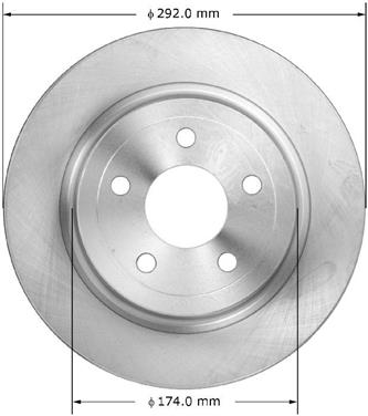 Disc Brake Rotor BQ PRT5900