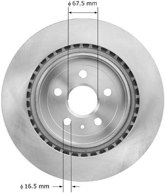 Disc Brake Rotor BQ PRT5901