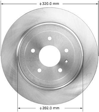 Disc Brake Rotor BQ PRT5902