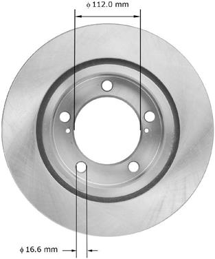 Disc Brake Rotor BQ PRT5908