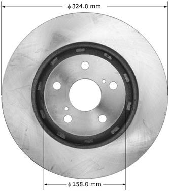 Disc Brake Rotor BQ PRT5912