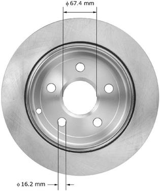 Disc Brake Rotor BQ PRT5919