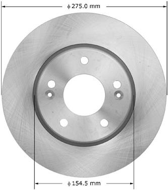 Disc Brake Rotor BQ PRT5921