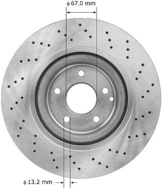 Disc Brake Rotor BQ PRT5928