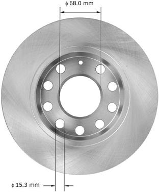 Disc Brake Rotor BQ PRT5933