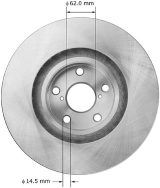 Disc Brake Rotor BQ PRT5937