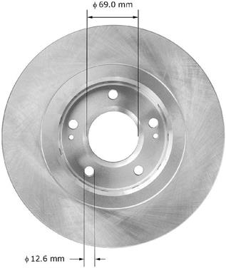 Disc Brake Rotor BQ PRT5946