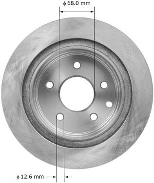 Disc Brake Rotor BQ PRT5948