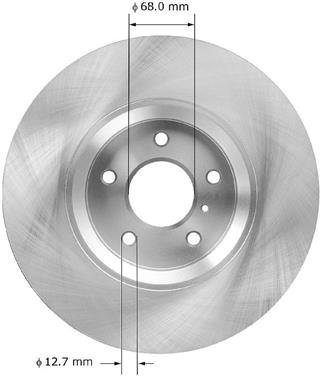 Disc Brake Rotor BQ PRT5950