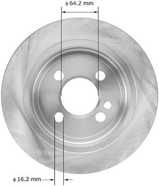 Disc Brake Rotor BQ PRT5964