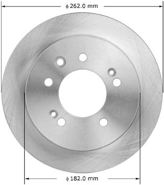 Disc Brake Rotor BQ PRT5976