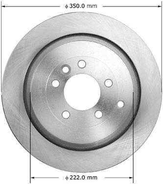 Disc Brake Rotor BQ PRT5989