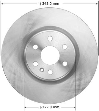 Disc Brake Rotor BQ PRT5995