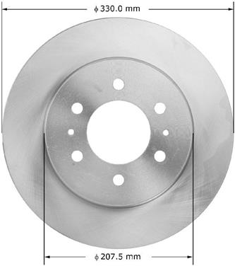 Disc Brake Rotor BQ PRT6000