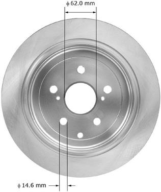 Disc Brake Rotor BQ PRT6001