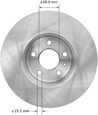 Disc Brake Rotor BQ PRT6004