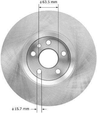 Disc Brake Rotor BQ PRT6007