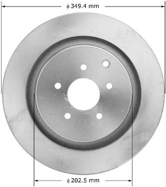 Disc Brake Rotor BQ PRT6016