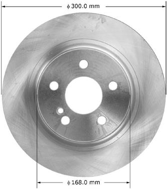 Disc Brake Rotor BQ PRT6021