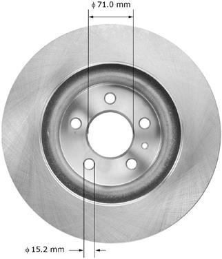 Disc Brake Rotor BQ PRT6035