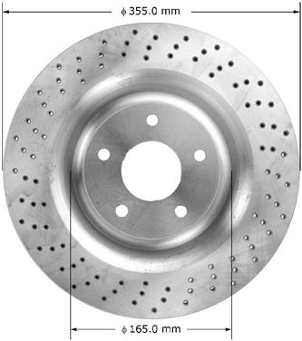 Disc Brake Rotor BQ PRT6050