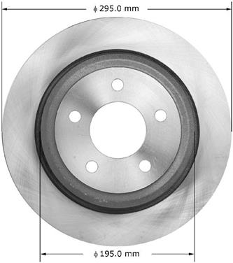 Disc Brake Rotor BQ PRT6052