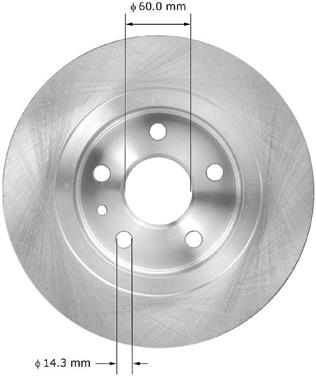 Disc Brake Rotor BQ PRT6062