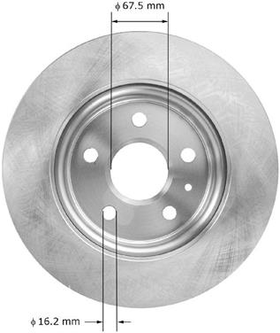 Disc Brake Rotor BQ PRT6073