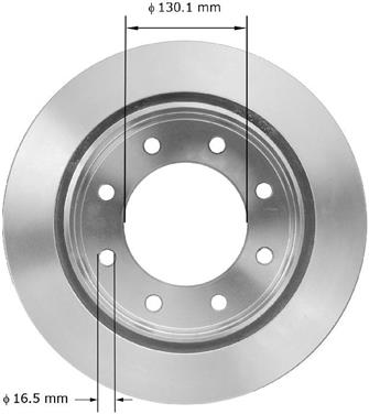 Disc Brake Rotor BQ PRT6076