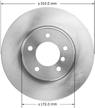 Disc Brake Rotor BQ PRT6080