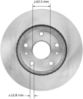 Disc Brake Rotor BQ PRT6088