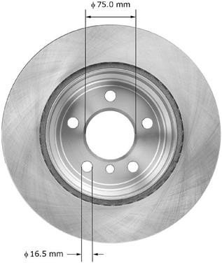 Disc Brake Rotor BQ PRT6091