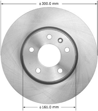 Disc Brake Rotor BQ PRT6093