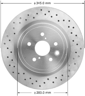 Disc Brake Rotor BQ PRT6106