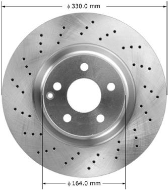 Disc Brake Rotor BQ PRT6113