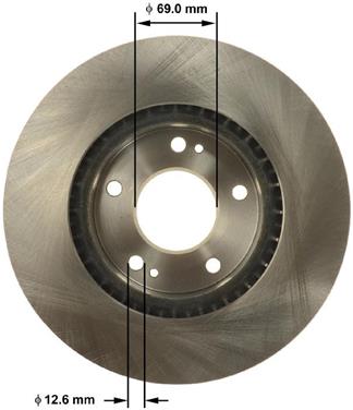 Disc Brake Rotor BQ PRT6148