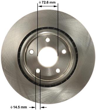 Disc Brake Rotor BQ PRT6170