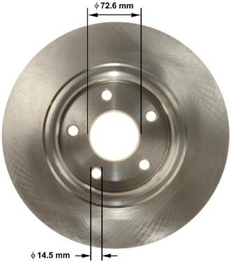 Disc Brake Rotor BQ PRT6171