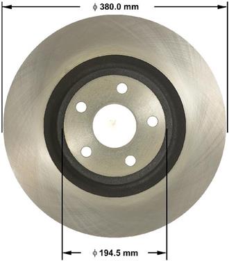 Disc Brake Rotor BQ PRT6172