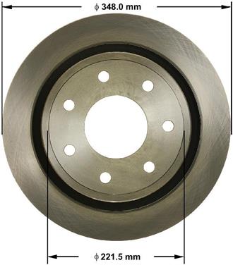 Disc Brake Rotor BQ PRT6178