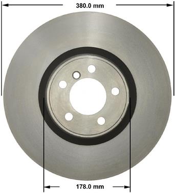 Disc Brake Rotor BQ PRT6186