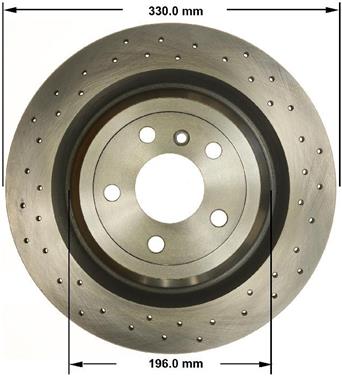 Disc Brake Rotor BQ PRT6191