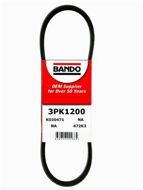 Serpentine Belt BY 3PK1200