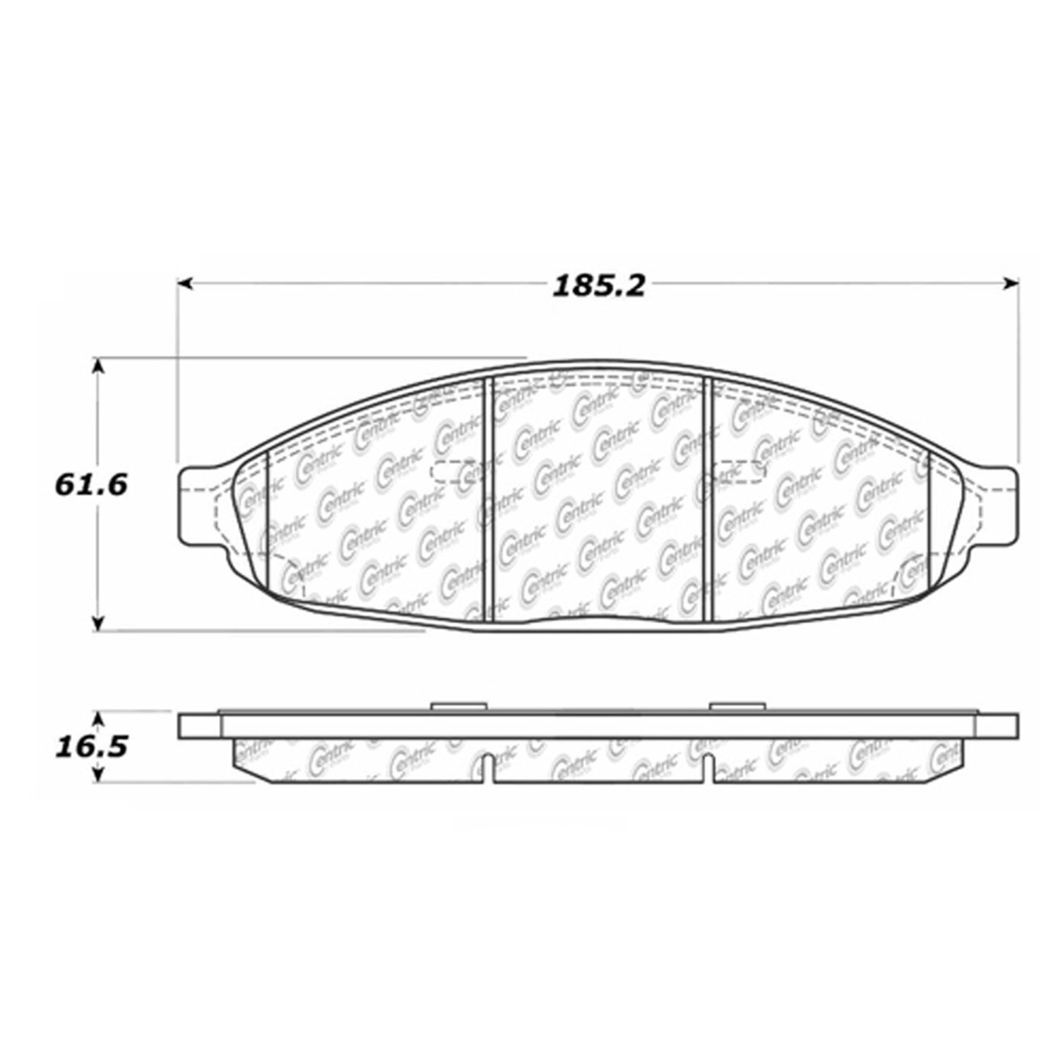Front Wagner ThermoQuiet QC997 Ceramic Disc Pad Set Front Wagner ThermoQuiet QC997 Ceramic Disc Pad Set