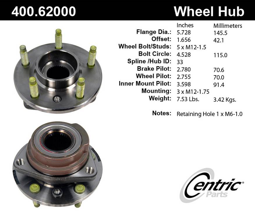 Coast To Coast 513203 Hub Assembly Coast To Coast 513203 Hub Assembly