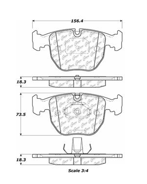 Disc Brake Pad Set CE 100.06810