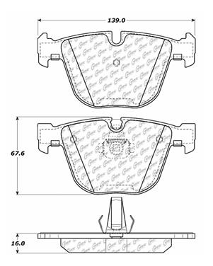 Disc Brake Pad Set CE 100.09190