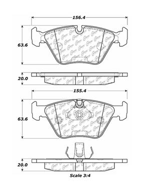 Disc Brake Pad Set CE 100.09460