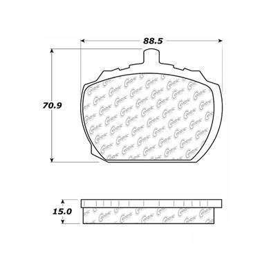 Disc Brake Pad Set CE 102.00810