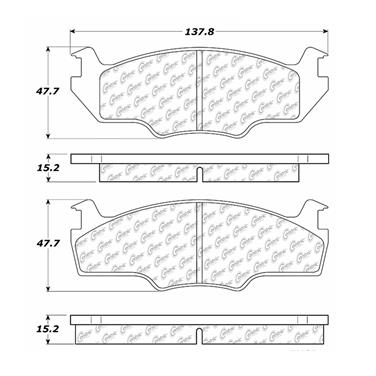 Disc Brake Pad Set CE 102.01580